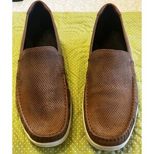 ECCO Men’s S Lite Moc Lightweight Driving Loafer Size 43 D Extra Width Camel